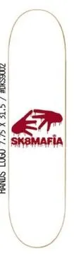 Sk8mafia Hands Logo deck in the Blitz Distribution 2007 Summer