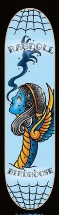 Birdhouse Ragdoll New Tattoo deck in the Blitz Distribution 2007 Summer