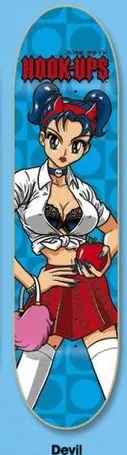 Hook-Ups Devil School Girl deck in the Blitz Distribution 2007 Summer