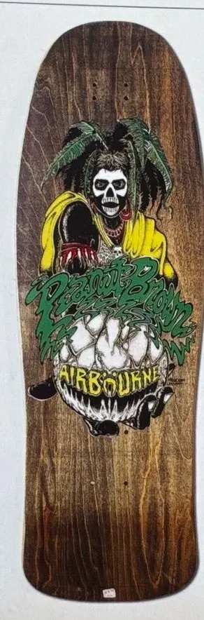 Airbourne Brown deck in the The Disposable Skateboard Bible (Sean Cliver)