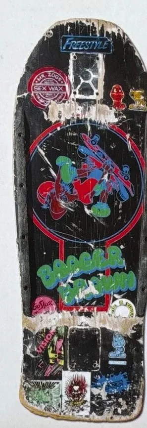 Kryptonics Brown deck in the The Disposable Skateboard Bible (Sean Cliver)