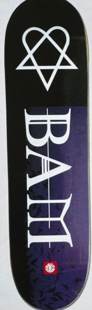 Element Margera deck in the The Disposable Skateboard Bible (Sean Cliver)