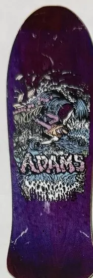 Unknown Adams deck in the The Disposable Skateboard Bible (Sean Cliver)