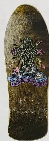 Unknown Adams deck in the The Disposable Skateboard Bible (Sean Cliver)