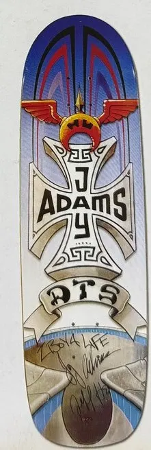 Dogtown Adams deck in the The Disposable Skateboard Bible (Sean Cliver)