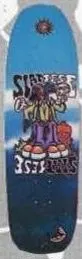 New Deal Siamese Double Kick Thermoplastic deck in the Cali4nia Skate Express #65 1991