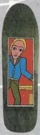 New Deal Templeton V-Ply deck in the Cali4nia Skate Express #65 1991