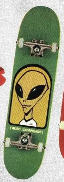 Alien Workshop Visitor (complete) deck in the Cali4nia Skate Express 1993 #70