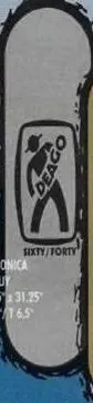 60/40 Deago Harmonica Guy deck in the Cali4nia Skate Express #77 1995
