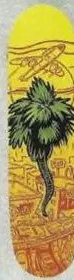 Powell Peralta Palm Tree deck in the Cali4nia Skate Express #77 1995