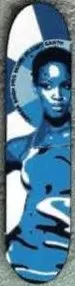 Planet Earth Caesar Singh Blue Girl deck in the Cali4nia Skate Express 1995 #78