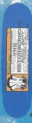 Neighborhood Ticket deck in the Cali4nia Skate Express 1995 #78