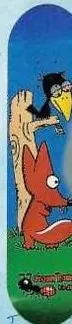 Birdhouse Howell Mr. Fox deck in the Cali4nia Skate Express #79 1996
