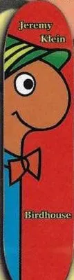 Birdhouse Klein Worm deck in the Cali4nia Skate Express #80 1996