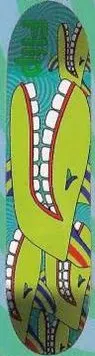Flip Rowley Yellow Shark deck in the Cali4nia Skate Express #80 1996