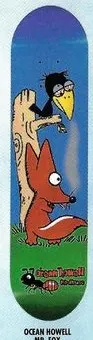 Birdhouse Mr. Fox deck in the Cali4nia Skate Express #79 1996 Spring
