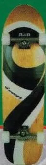 Sector 9 Pool Stick deck in the Cali4nia Skate Express #84 1997
