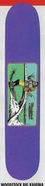 Woodstock Big Kahuna deck in the Cali4nia Skate Express #83 1997 Summer/Fall