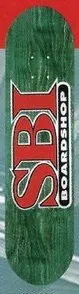 SBI Logo deck in the Cali4nia Skate Express #83 1997 Summer/Fall
