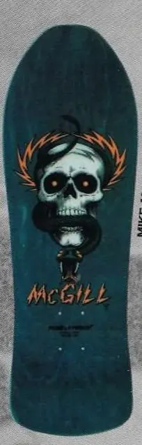 Powell Peralta McGill Skull & Snake deck in the Cali4nia Skate Express 1990