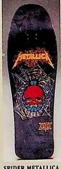 Zorlac Spider Metallica deck in the CCS 1991 Winter