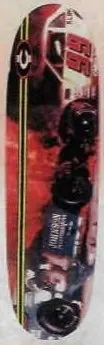 California Cheap Crash and Burn Slick deck in the CCS 1992 Winter