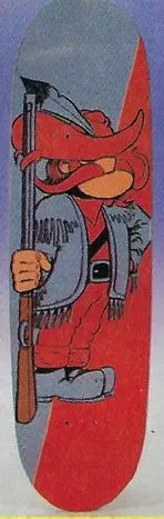 New School Chu Rebel Wood deck in the CCS 1993 Summer