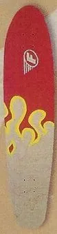 Foundation Flame Longboard deck in the CCS 1996 Summer