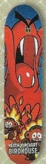 Birdhouse Heath Kirchart Hot Lava deck in the CCS 1997 Holiday