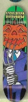 Birdhouse Steve Berra Pumpkinhead deck in the CCS 1997 Holiday