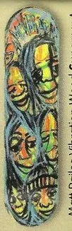 Supernaut Matt Pailes Vibration deck in the CCS 1997 Holiday