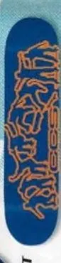 CCS Kickflip Logo (Small, Blue/Orange) deck in the CCS 1999 Fall