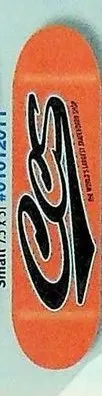 CCS Classic Script (Orange) deck in the CCS 2001 Fall