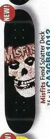 Misfits Fiend Splatter deck in the CCS 2006 Spring