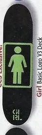 Girl Basic Logo V3 (Green) deck in the CCS 2006 Spring