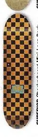 Superior Checkerboard Mini Logo (Orange) deck in the CCS 2011 Back To School Catalog