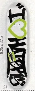 DGK Haters Tag (White) deck in the CCS 2012 Holiday