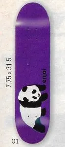 Enjoi OG Panda (Purple) deck in the CCS 2012 Holiday