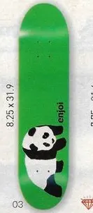 Enjoi OG Panda (Green) deck in the CCS 2012 Holiday