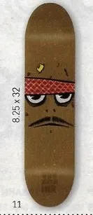 Toy Machine Poo Poo Head Face deck in the CCS 2012 Holiday