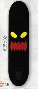 Toy Machine Monster Face (Black) deck in the CCS 2012 Holiday