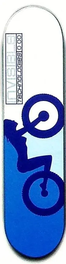 Invisible Moto Girl deck in the Climax Manufacturing 1998