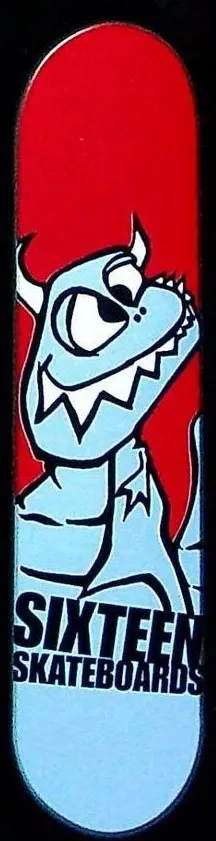 Sixteen Chomp deck in the Climax Manufacturing 1998