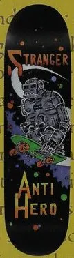 Anti Hero Stranger Space Monkey deck in the Deluxe Distribution 1998 Catalog