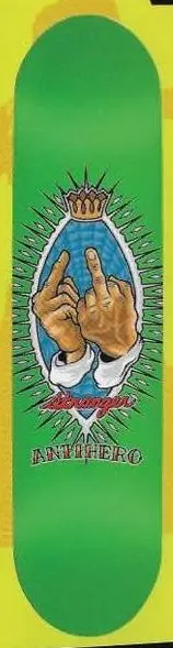Anti Hero Stranger Regrets deck in the Deluxe Distribution 2001 Fall