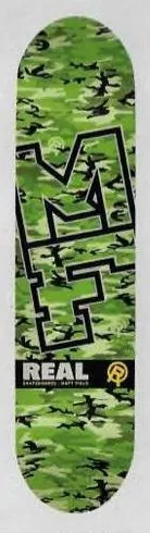 Real Field Renewal (Green Camo) deck in the Deluxe Distribution 2001 Fall
