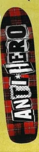Anti Hero Plaid deck in the Deluxe Distribution 2001 Spring