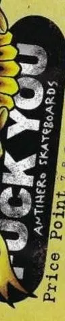 Anti Hero Price Point deck in the Deluxe Distribution 2001 Spring