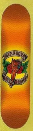 Anti Hero Stranger Weapons deck in the Deluxe Distribution 2001 Spring