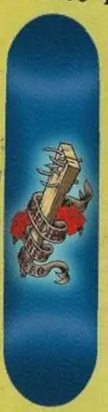 Anti Hero Cardiel Weapons deck in the Deluxe Distribution 2001 Spring